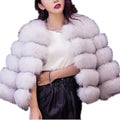 Long Sleeves Short Faux Fur Coat