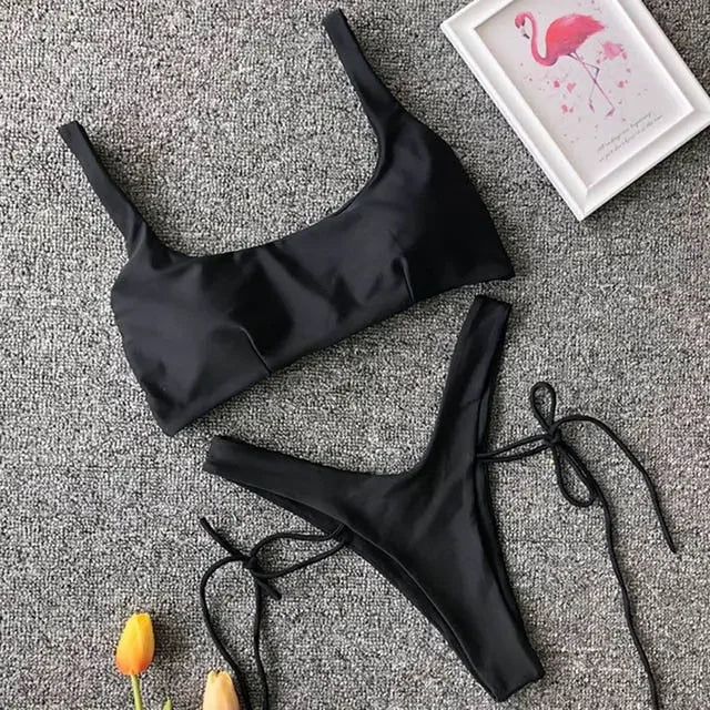 Jolie High Cut Brazilian Bikini