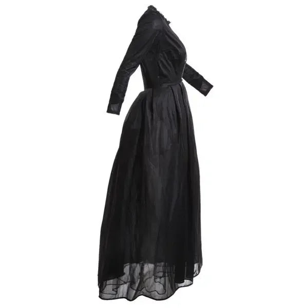Premium Lace High Waist Sheer Jacket Long Gown