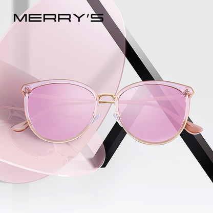 MERRYS DESIGN Women Fashion Cat Eye Polarized Sunglasses Ladies Luxury Brand Trending Sun glasses UV400 Protection S6305