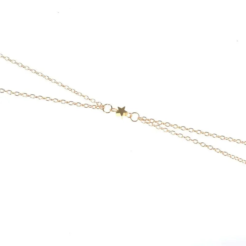 Bikini Beach Crossover Harness Necklace