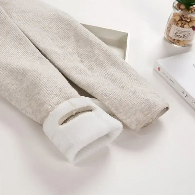 Thick Velvet Stretch Leggings