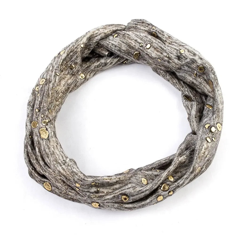 Metallic Color Wide Elastic Headband