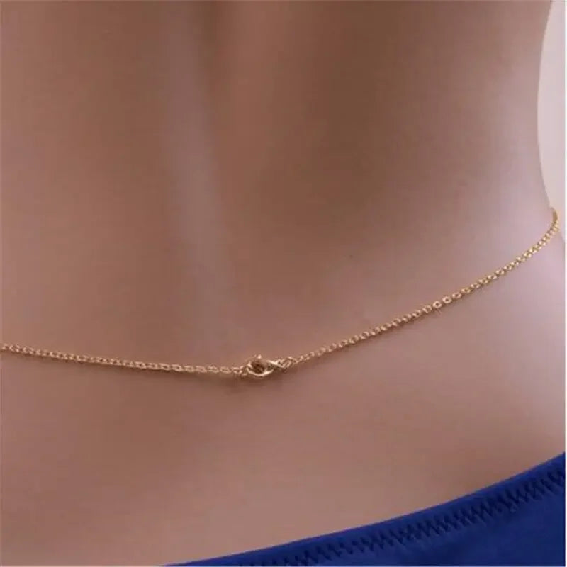 Bikini Beach Crossover Harness Necklace