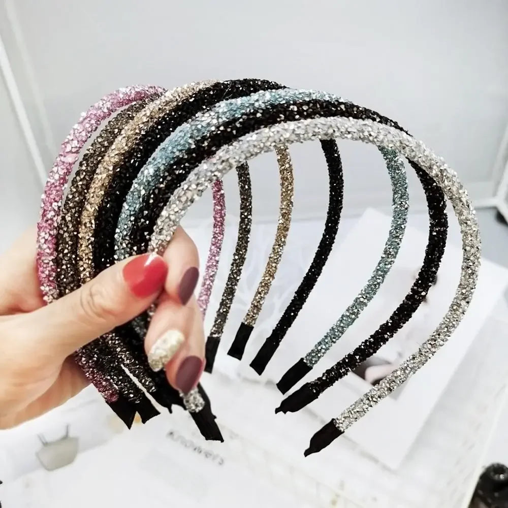 Slim Crystal Soft Headband
