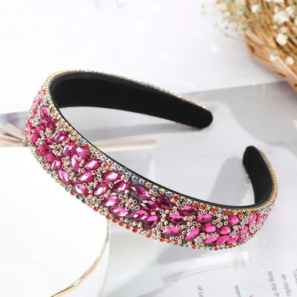 Crystal Headbands With Rhinestones