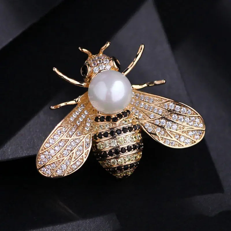 Little Bee Bling Brooch