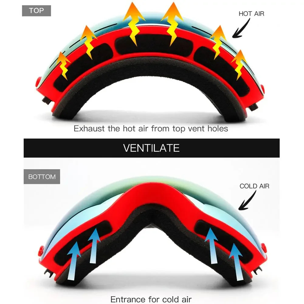 Premium Ski Goggles - Interchangeable Lens