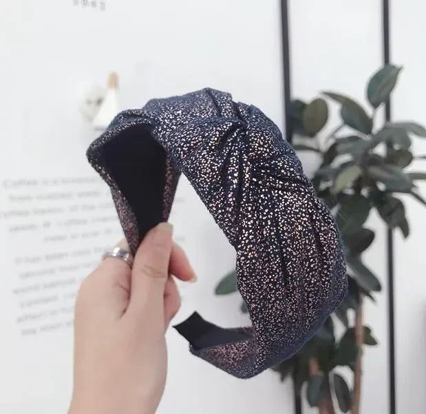 Vintage Wide Center Knot Hairband