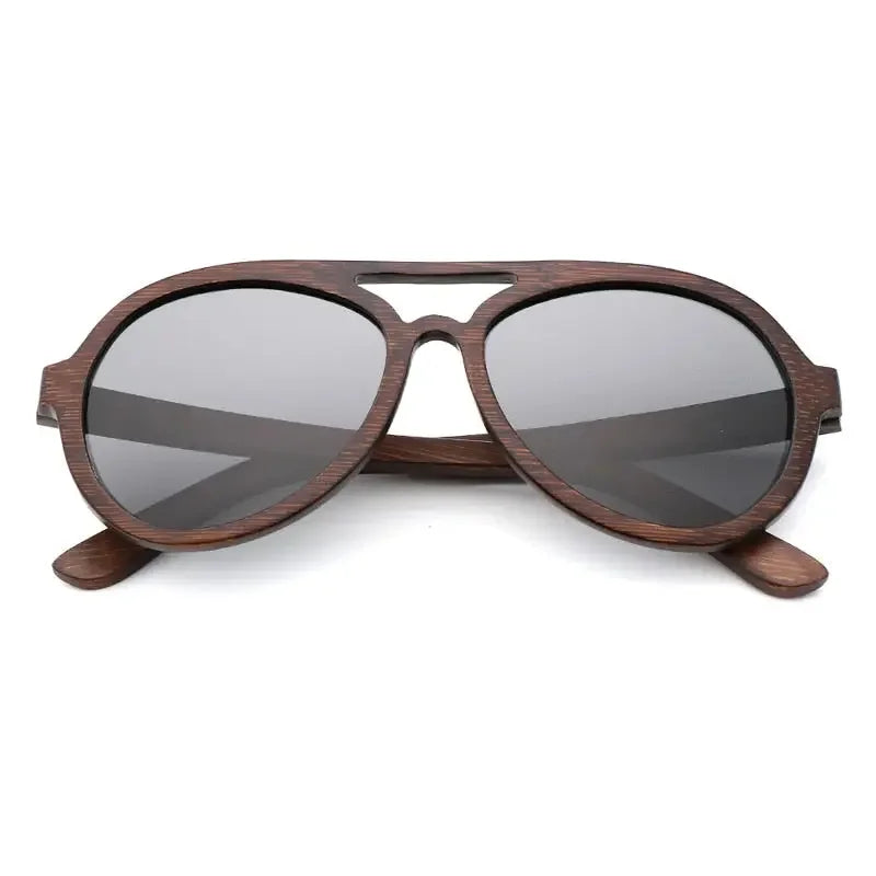 Vintage Wooden Polarized Driving Sunglasses UV400