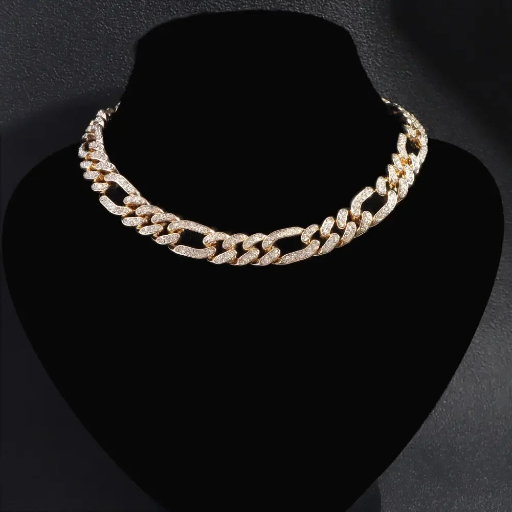 Iced Out Miami Link Choker Necklace