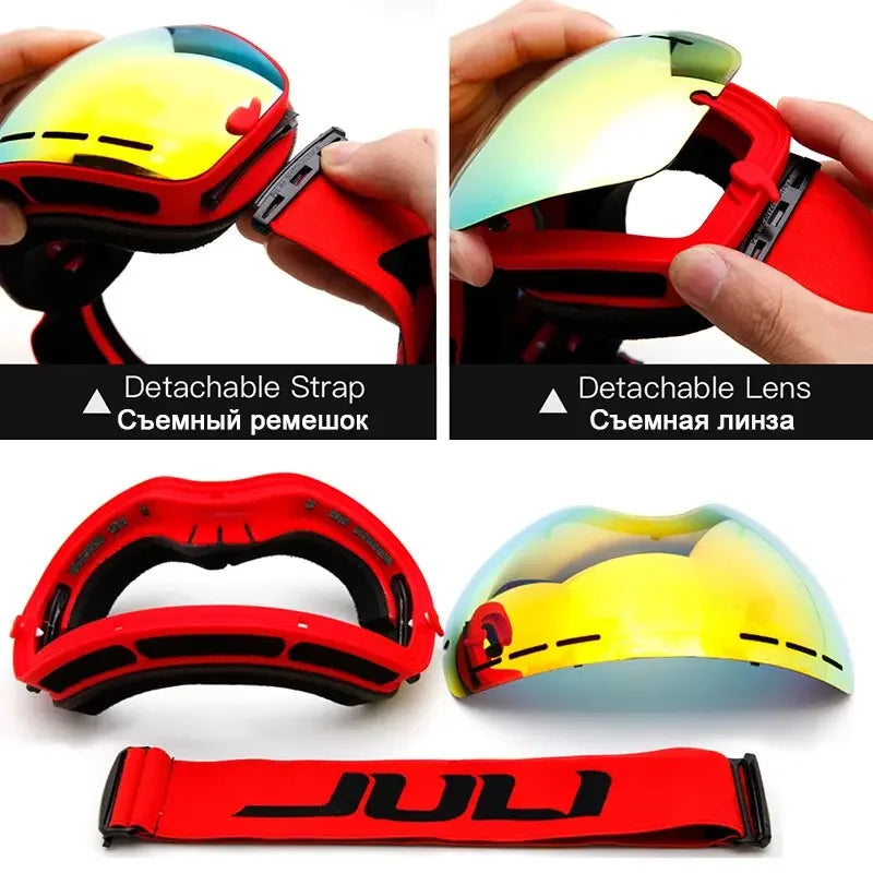 Premium Ski Goggles - Interchangeable Lens