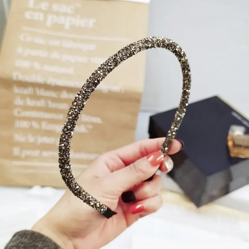 Slim Crystal Soft Headband