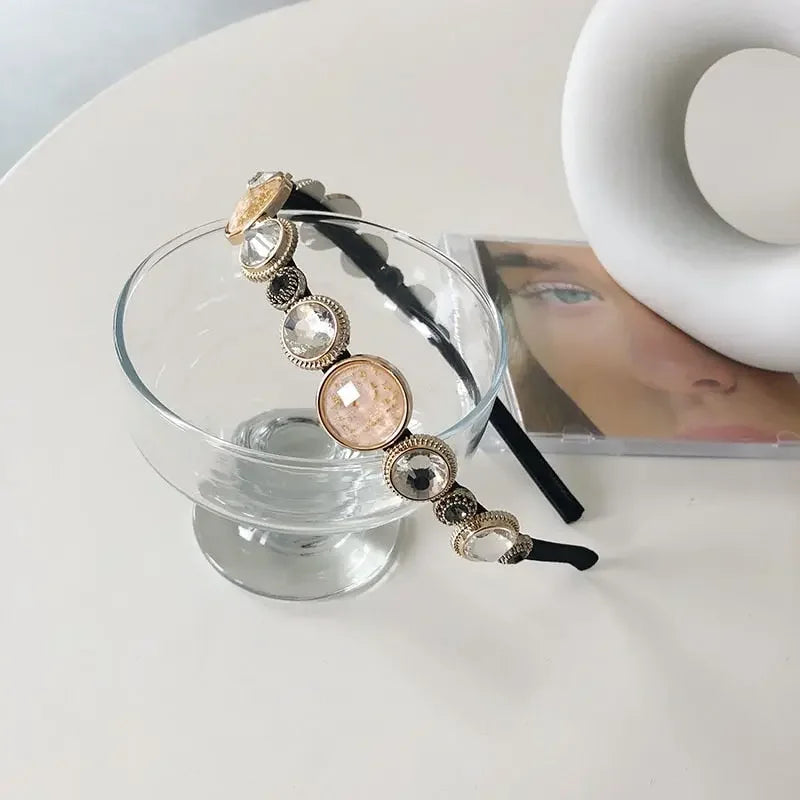 LUX Rhinestone Baroque Hairband