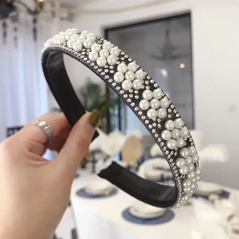 LUX Rhinestone Baroque Hairband