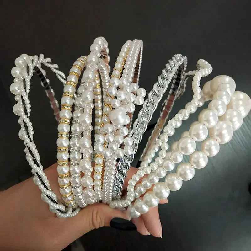 LUX Pearl Hairbands - 24 Styles