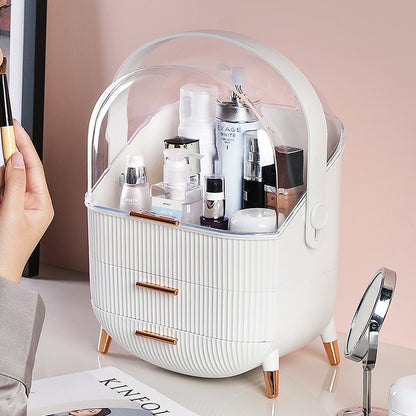Makeup Organizer Waterproof Dustproof Cosmetics Box