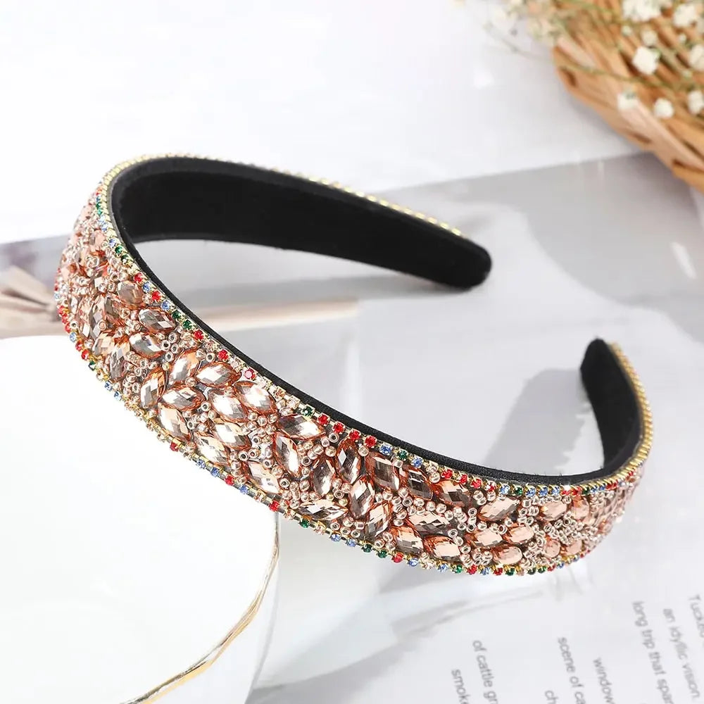 Crystal Headbands With Rhinestones