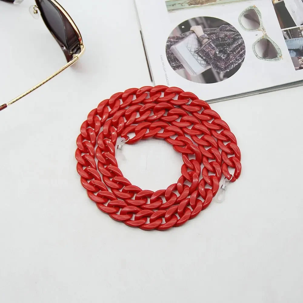 Fashion Acrylic Sunglass Chain