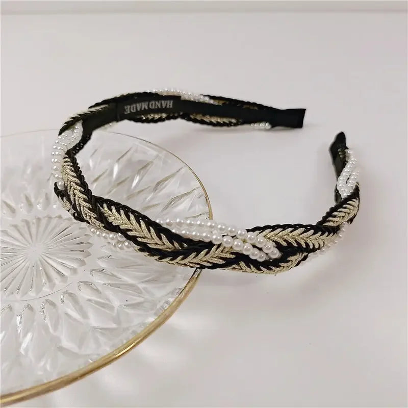 LUX Rhinestone Baroque Hairband