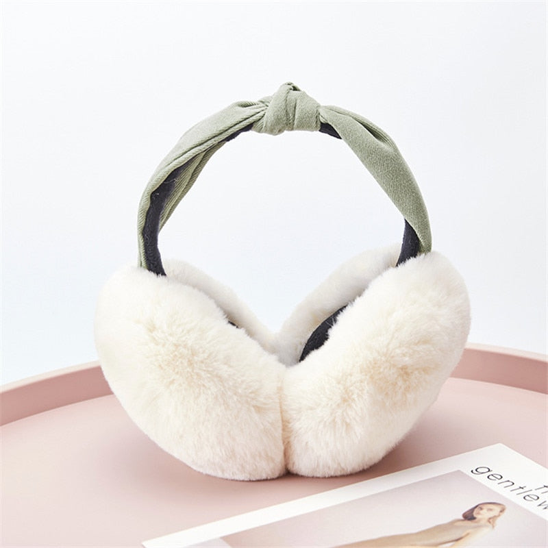 Winter Foldable Thick Plush Earmuffs