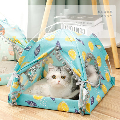 Comfy Pet Tent Bed