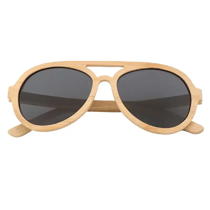 Vintage Wooden Polarized Driving Sunglasses UV400