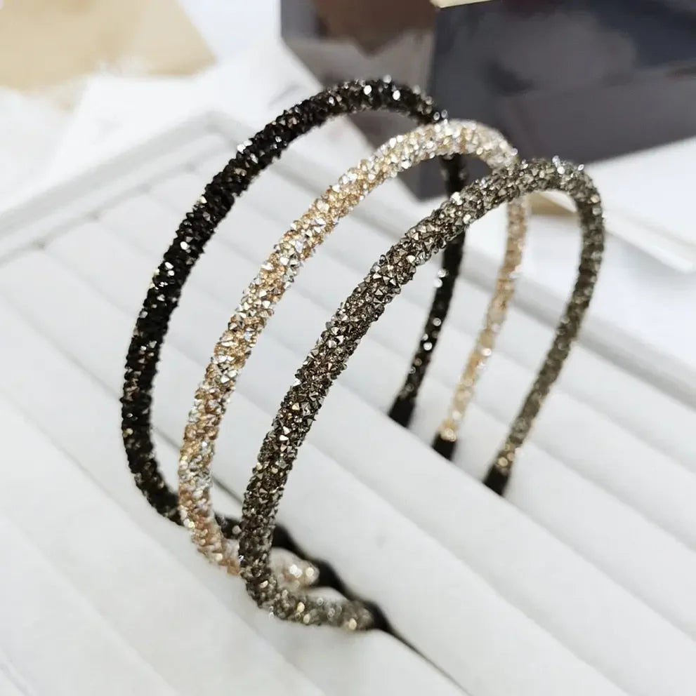 Slim Crystal Soft Headband