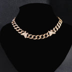 Iced Out Miami Link Choker Necklace