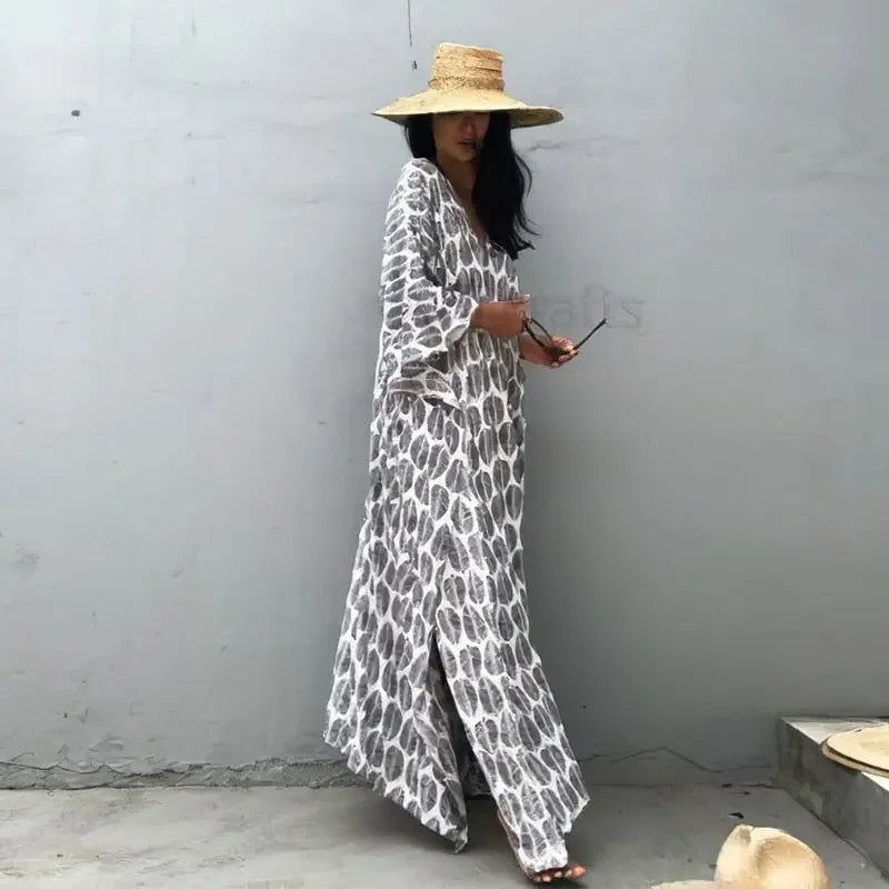 Boho Vibe Long Beach Tunic - LUXLIFE BRANDS