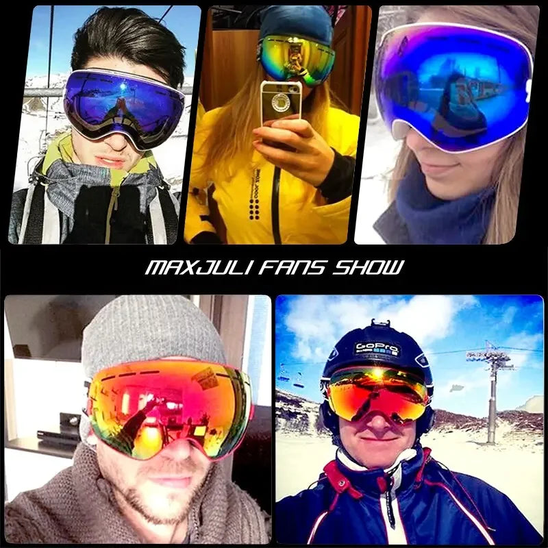 Premium Ski Goggles - Interchangeable Lens