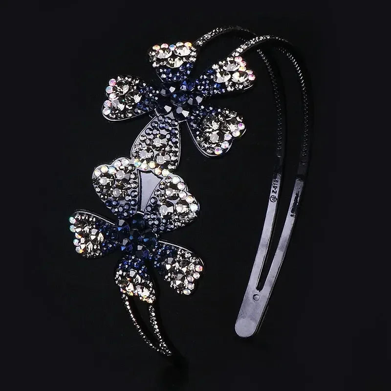 Wild Flower Pearl Rhinestone Headband