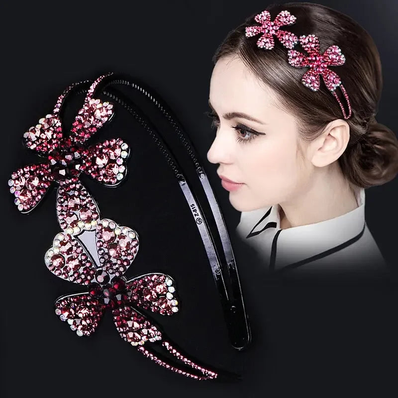 Wild Flower Pearl Rhinestone Headband
