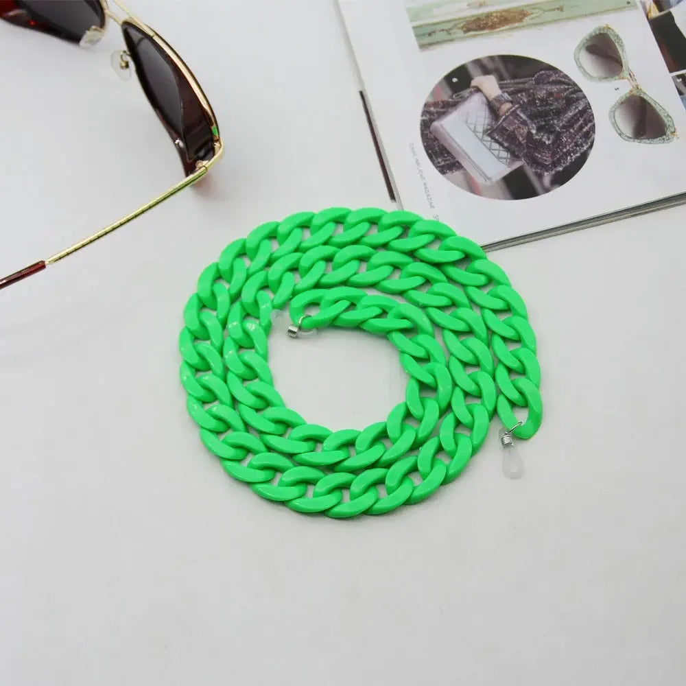Fashion Acrylic Sunglass Chain