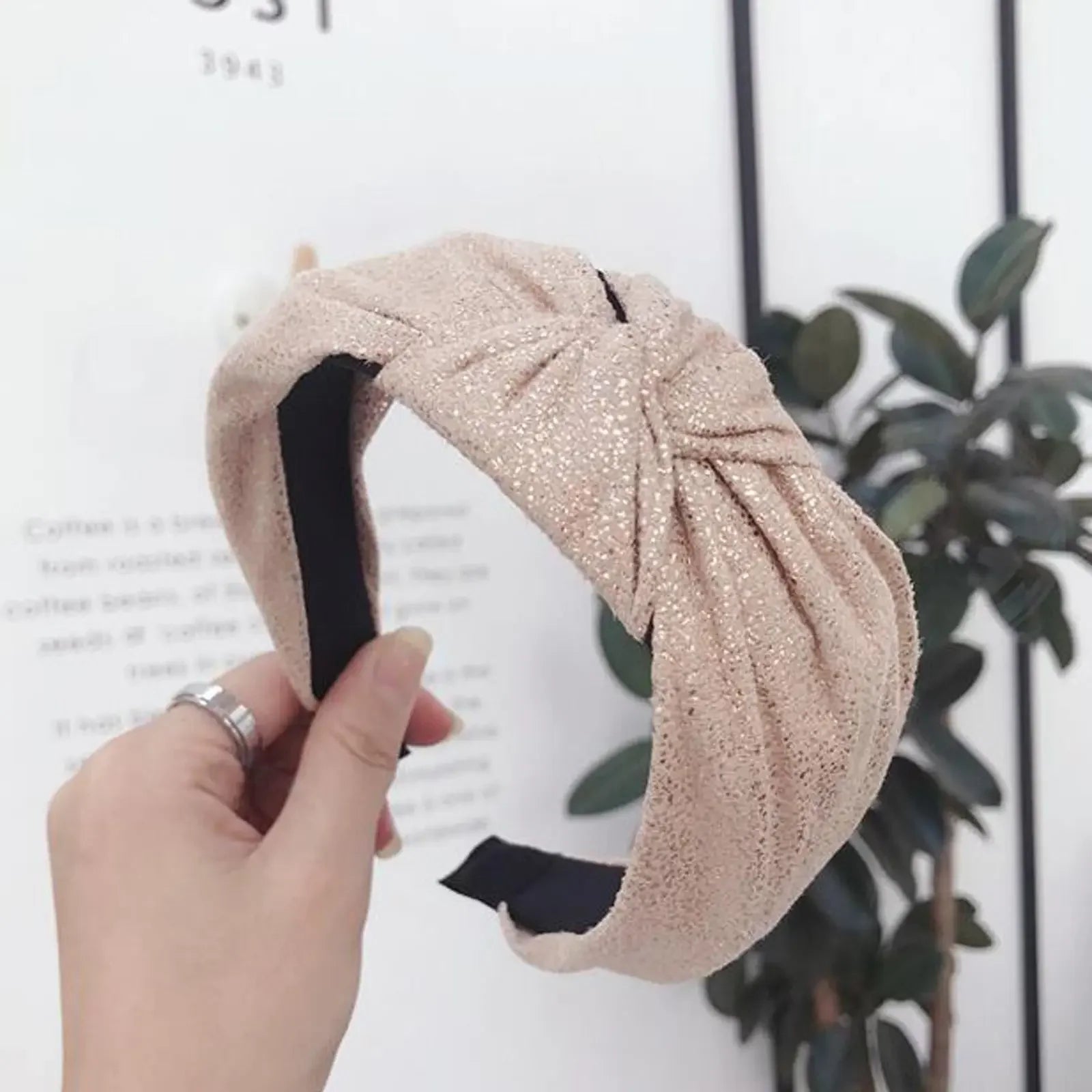 Vintage Wide Center Knot Hairband