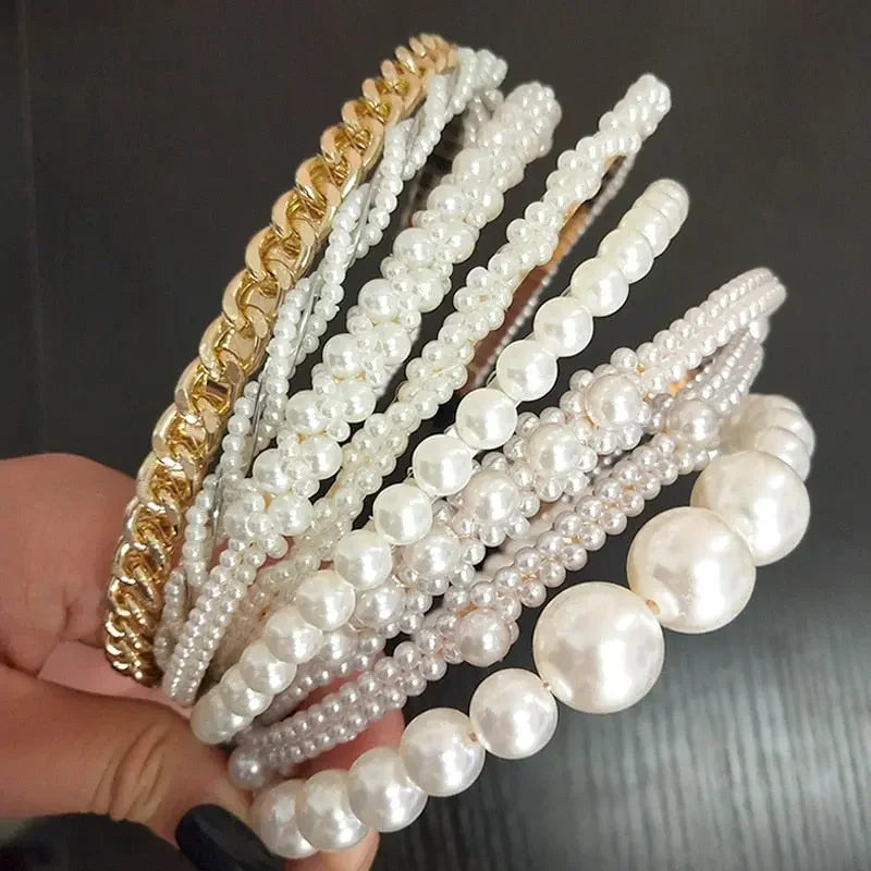 LUX Pearl Hairbands - 24 Styles