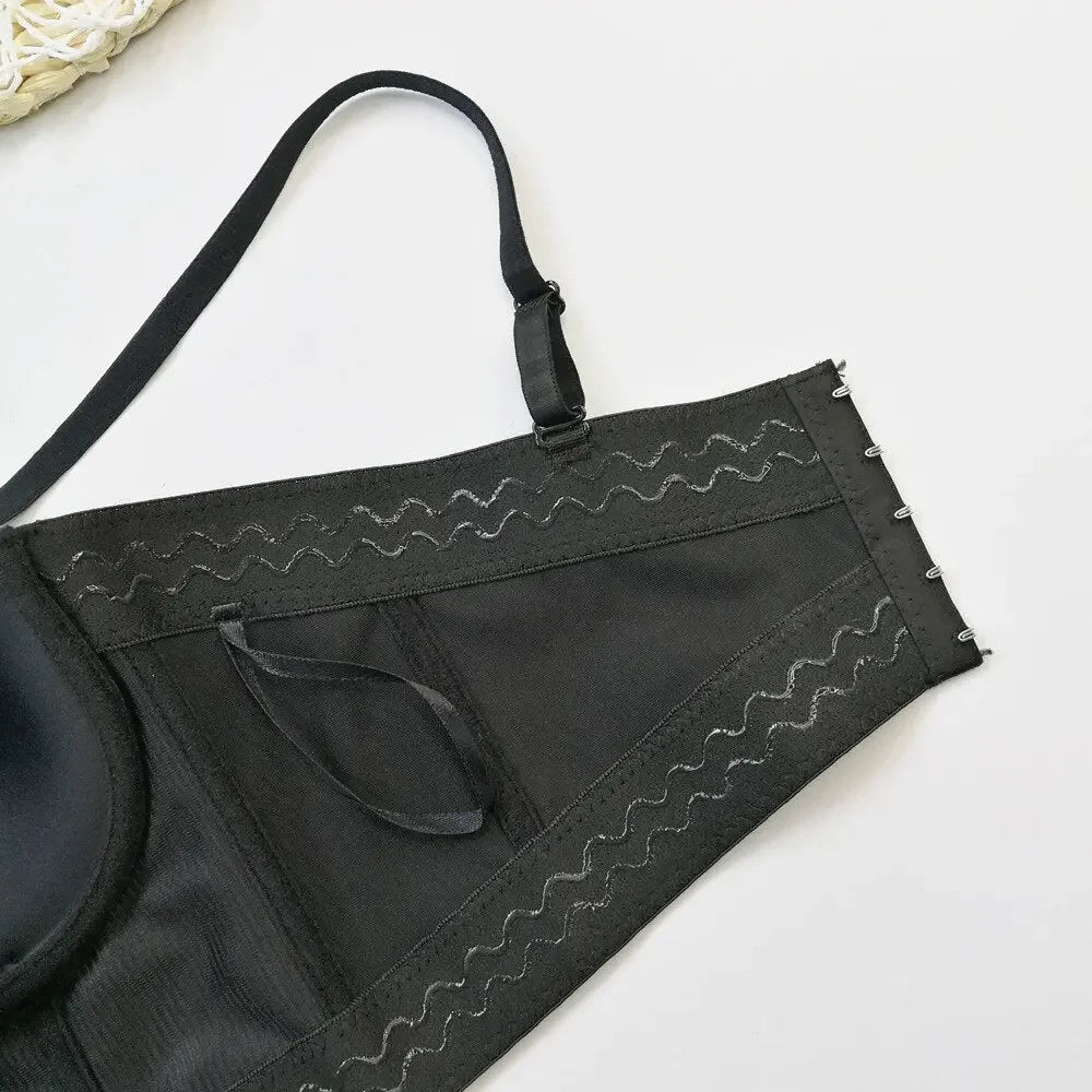 Irene Tinnie Sexy Rhinestone Bustier Corset Push Up Night Club Bralette Women&#39;s New Fashion Bra Cropped Top Plus Size Vest