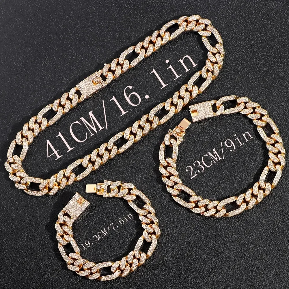 Iced Out Miami Link Choker Necklace