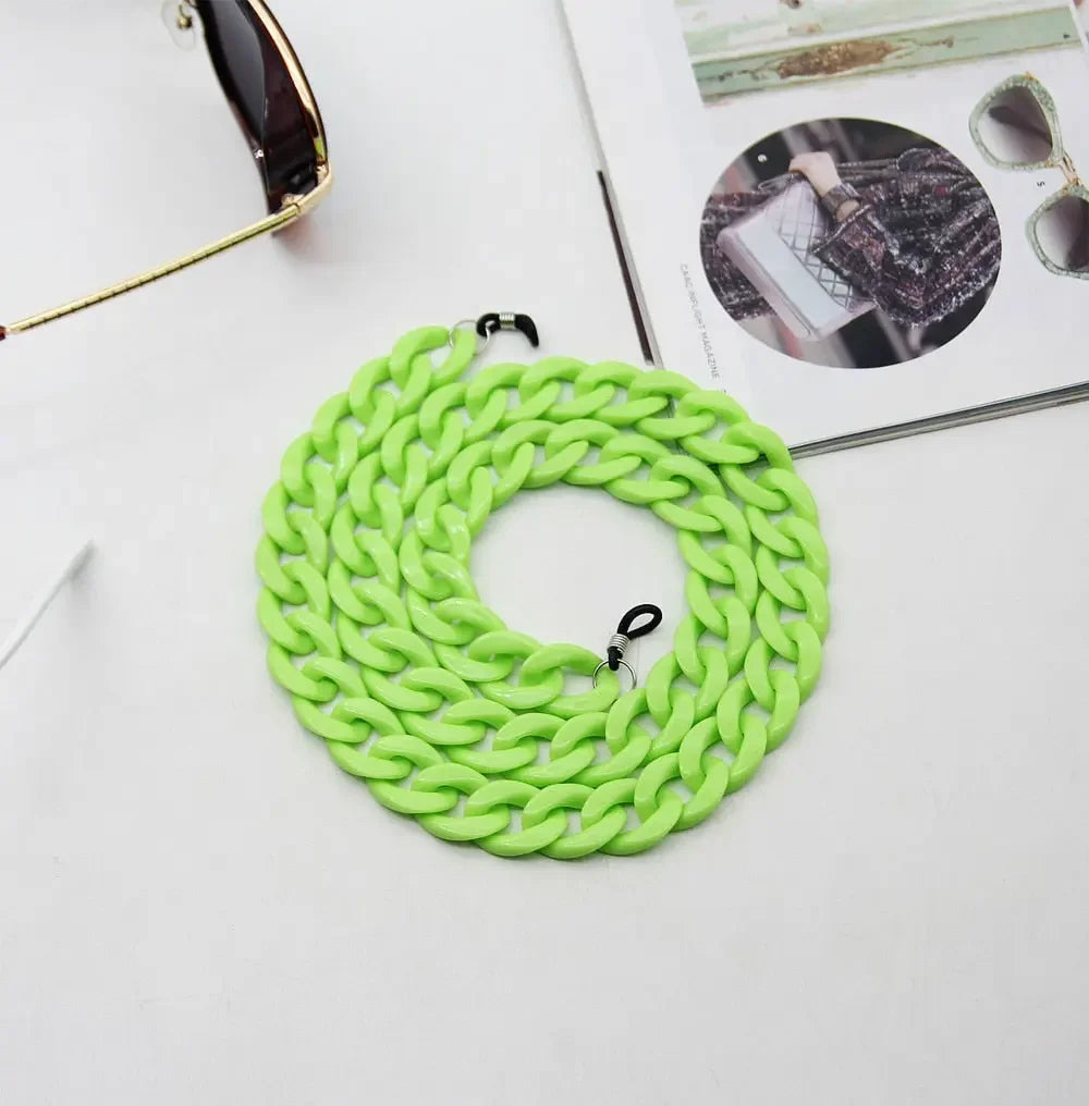 Fashion Acrylic Sunglass Chain
