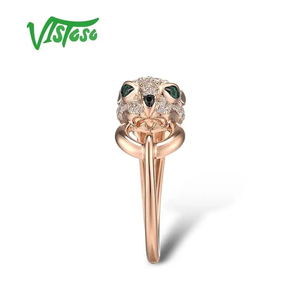 LUX 14K 585 Rose Gold Ring