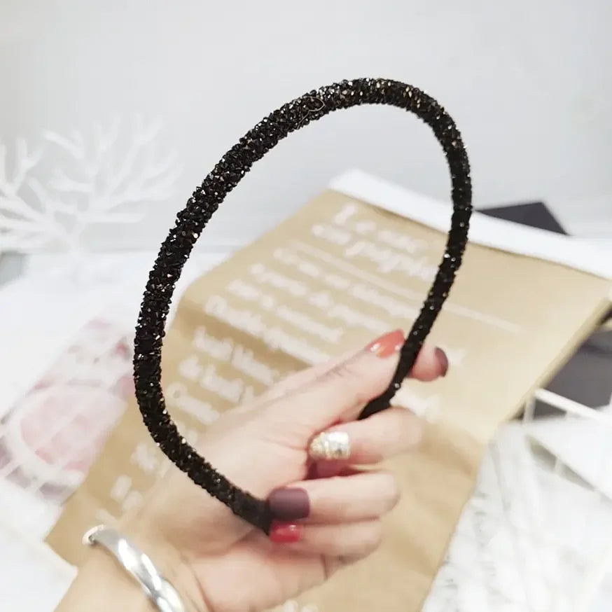 Slim Crystal Soft Headband