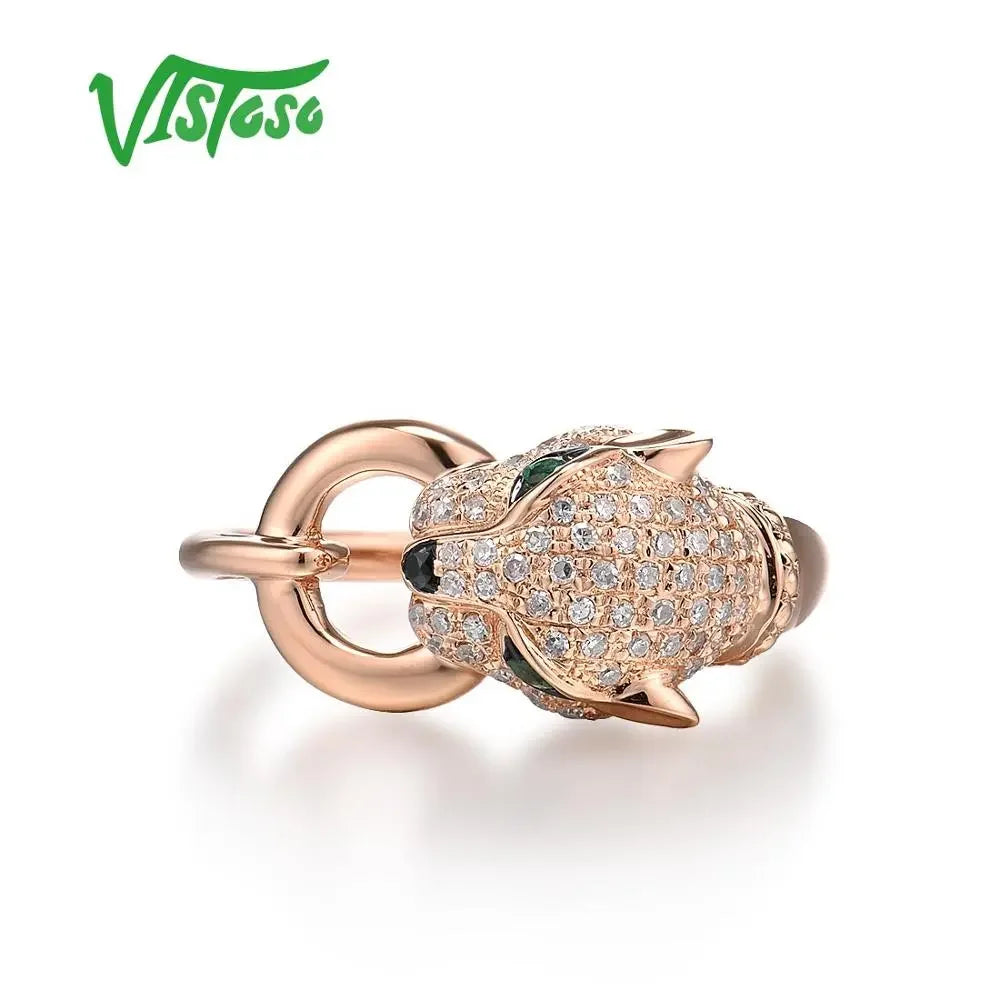 LUX 14K 585 Rose Gold Ring