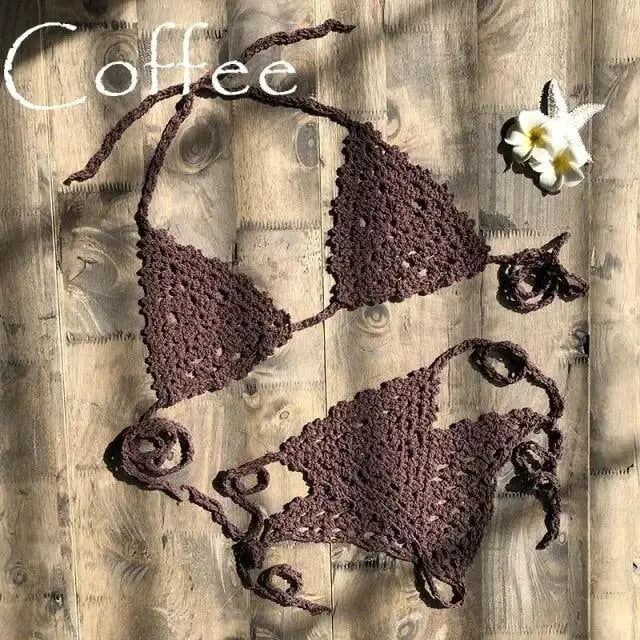 Lulu Crochet Micro Bikini - LUXLIFE BRANDS