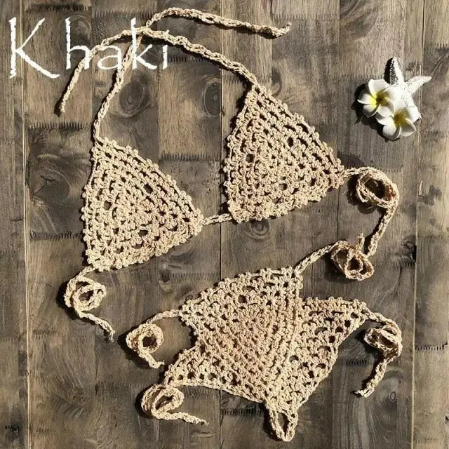 Lulu Crochet Micro Bikini - LUXLIFE BRANDS