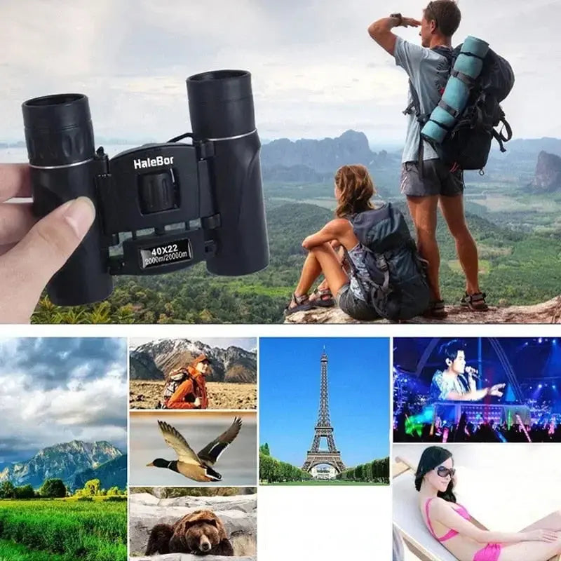 Mini Travel Binoculars Optics 40x22 HD Range - LUXLIFE BRANDS