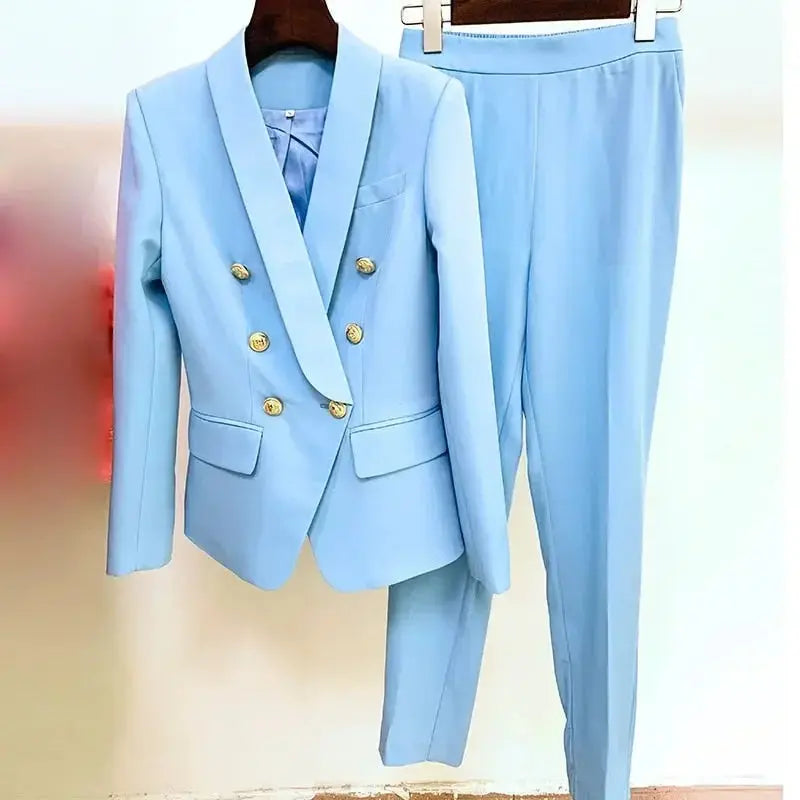 Monaco Blazer & Pantsuit Career Set - LUXLIFE BRANDS