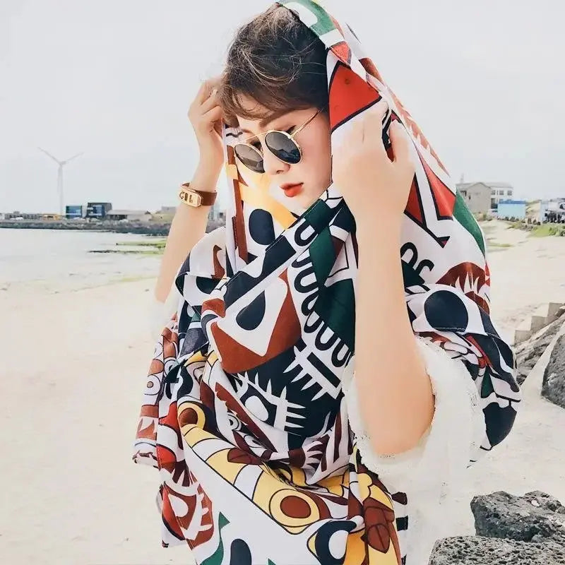 Oversized Boho Cotton Beach Blanket - LUXLIFE BRANDS