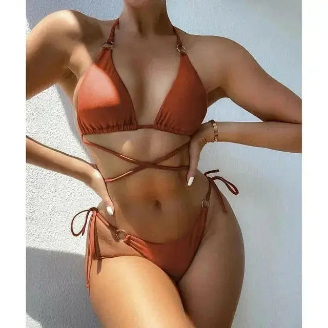 Palm Springs Micro Bikini Set - LUXLIFE BRANDS