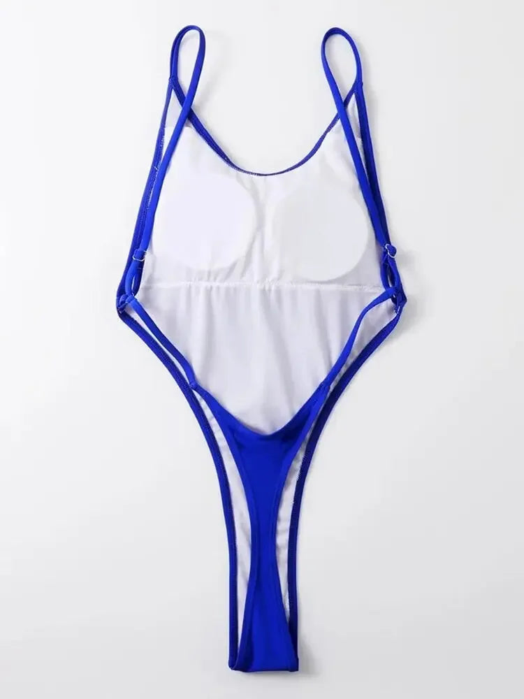 Sassy High Cut Thong Monokini