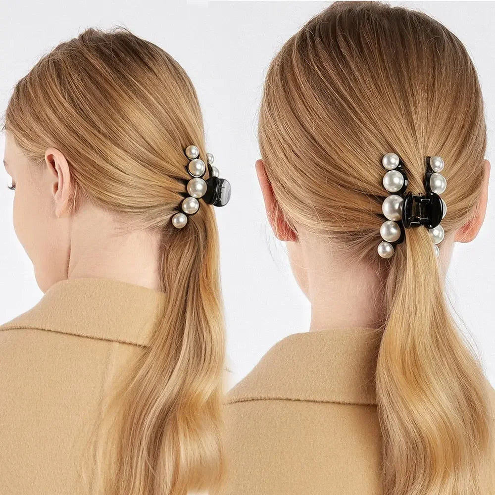 Giant Pearl Acrylic Hair Clip